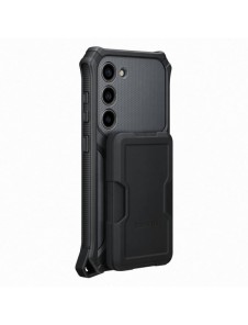 Samsung Rugged Gadget Case för Samsung Galaxy S23 Rugged Cover Ring Hållare Stativ grå (EF-RS911CBEGWW)