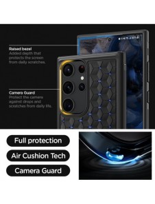 Spigen CRYO ARMOR GALAXY S23 ULTRA MAT SVART