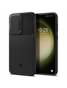 Spigen OPTIK ARMOR GALAXY S23 SVART