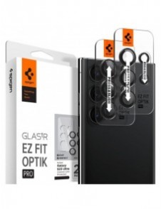 Spigen OPTIK.TR ”EZ FIT” CAMERA PROTECTOR 2-PACK GALAXY S23 ULTRA BLACK