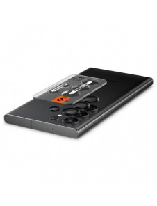 Spigen OPTIK.TR ”EZ FIT” CAMERA PROTECTOR 2-PACK GALAXY S23 ULTRA BLACK
