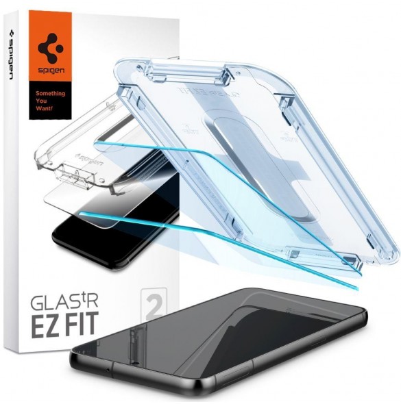 HÄRDAT GLAS Spigen GLAS.TR "EZ FIT" 2-PACK GALAXY S23+ PLUS CLEAR