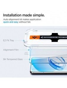 HÄRDAT GLAS Spigen GLAS.TR "EZ FIT" 2-PACK GALAXY S23+ PLUS CLEAR