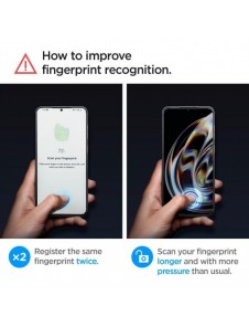 HÄRDAT GLAS Spigen GLAS.TR "EZ FIT" 2-PACK GALAXY S23+ PLUS CLEAR