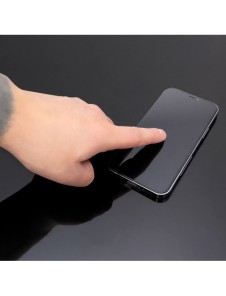 Wozinsky hellim härdat glas Samsung Galaxy S23 9H helskärmshärdat glas med svart ram