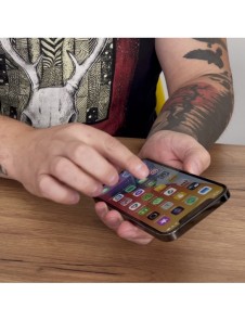 Wozinsky hellim härdat glas Samsung Galaxy S23 9H helskärmshärdat glas med svart ram