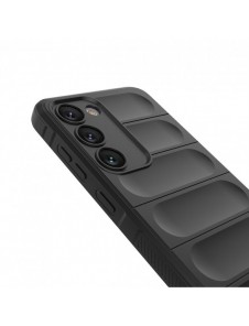 Magic Shield Fodral för Samsung Galaxy S23+ flexibelt pansarskal vinröd