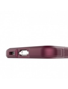 Magic Shield Fodral för Samsung Galaxy S23+ flexibelt pansarskal vinröd