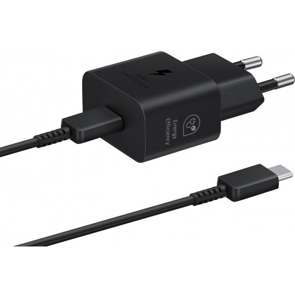 EP-T2510XBE Samsung USB-C 25W reseladdare Svart