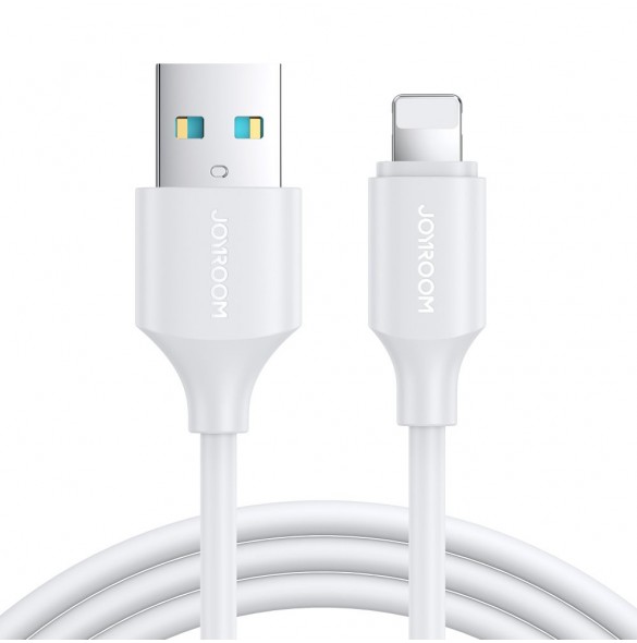 Joyroom USB-laddnings-/datakabel - Lightning 2,4A 1m Vit (S-UL012A9)