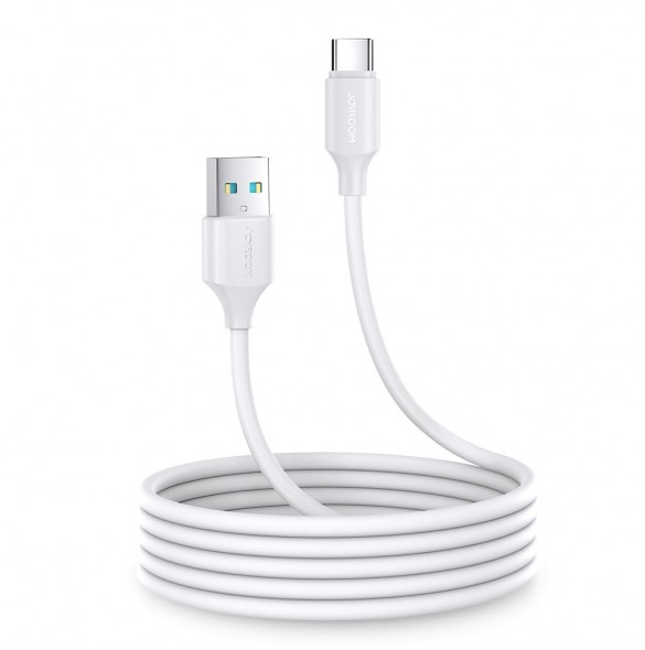 Joyroom USB-laddnings-/datakabel - USB Typ C 3A 2m vit (S-UC027A9)