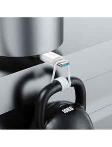 Joyroom USB-laddnings-/datakabel - USB Typ C 3A 2m vit (S-UC027A9)