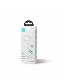 Joyroom USB-kabel - USB C 3A Surpass-serien för snabb laddning och dataöverföring 0,25 m vit (S-UC027A11)
