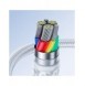 Joyroom USB-kabel - micro USB 2.4A Surpass-serien för snabb laddning och dataöverföring 0,25 m vit (S-UM018A11)