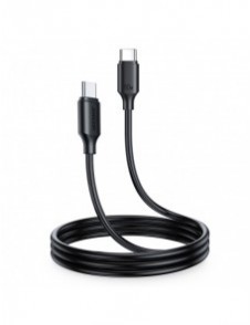 Joyroom-kabel USB-C - USB-C 480Mb/s 60W 1m svart (S-CC060A9)
