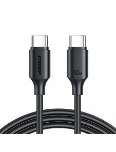 Joyroom-kabel USB-C - USB-C 480Mb/s 60W 1m svart (S-CC060A9)