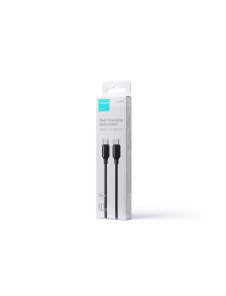 Joyroom-kabel USB-C - USB-C 480Mb/s 60W 1m svart (S-CC060A9)