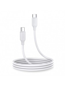 Joyroom-kabel USB-C - USB-C 480Mb/s 60W 1m vit (S-CC060A9)
