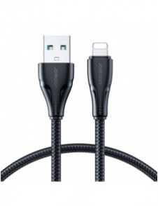 Joyroom-kabel USB - Lightning 2,4A 0,25 m svart (S-UL012A11)