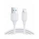 Joyroom USB-laddnings-/datakabel - Lightning 2,4A 2m vit (S-UL012A9)