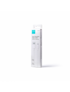 Joyroom USB-laddnings-/datakabel - Lightning 2,4A 2m vit (S-UL012A9)