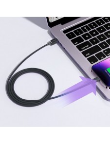 Lightning - USB 2.4A kabel 1.2m Joyroom S-AL012A14 - svart