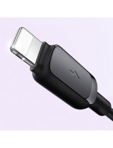 Lightning - USB 2.4A kabel 1.2m Joyroom S-AL012A14 - svart