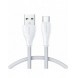 Joyroom USB-kabel - USB C 3A Surpass-serien för snabb laddning och dataöverföring 1,2 m vit (S-UC027A11)