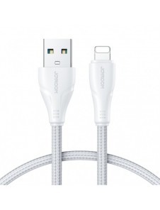 Joyroom-kabel USB - Lightning 2,4A 0,25 m vit (S-UL012A11)