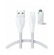 Joyroom-kabel USB - Lightning 2,4A Surpass Series 1,2 m vit (S-UL012A11)