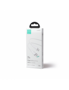 Joyroom USB-kabel - micro USB 2.4A Surpass-serien för snabb laddning och dataöverföring 1,2 m vit (S-UM018A11)