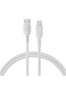 USB-kabel - Lightning 2,4A 1,2m Joyroom S-UL012A13 - vit