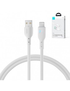 USB-kabel - Lightning 2,4A 1,2m Joyroom S-UL012A13 - vit