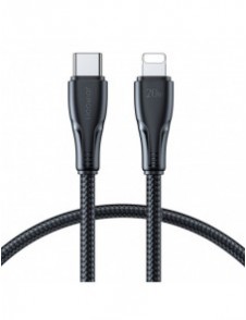 Joyroom USB C - Lightning 20W Surpass Series-kabel för snabb laddning och dataöverföring 0,25 m svart (S-CL020A11)