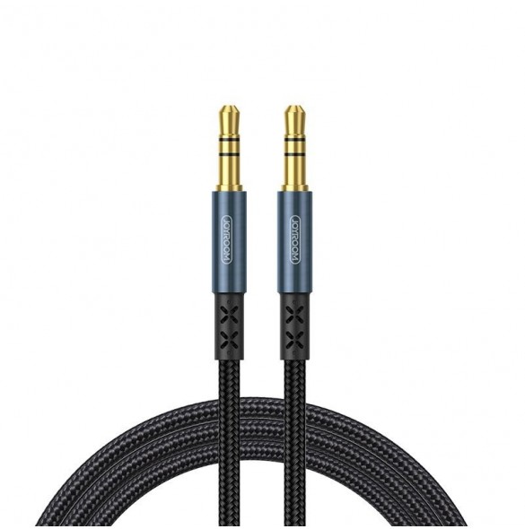 Joyroom stereoljud AUX-kabel 3,5 mm minijack 1 m mörkblå (SY-10A1)