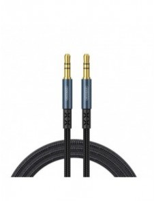 Joyroom stereoljud AUX-kabel 3,5 mm minijack 1 m mörkblå (SY-10A1)
