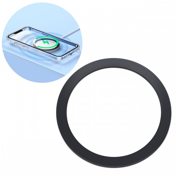 Joyroom magnetisk metallring för smartphone svart (JR-Mag-M3)