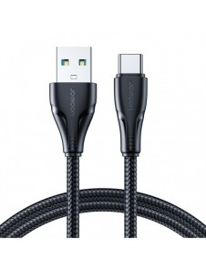 Joyroom USB - USB C 3A kabel Surpass Series för snabb laddning och dataöverföring 2 m svart (S-UC027A11)