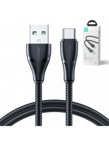 Joyroom USB - USB C 3A kabel Surpass Series för snabb laddning och dataöverföring 2 m svart (S-UC027A11)