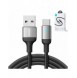 Joyroom USB-kabel - USB C 3A för snabb laddning och dataöverföring A10 Series 1,2 m svart (S-UC027A10)