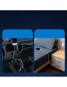 USB-kabel - Lightning 2,4A 2m Joyroom S-UL012A13 - vit