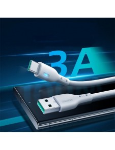 USB-kabel - USB C 3A 2m Joyroom S-UC027A13 - vit