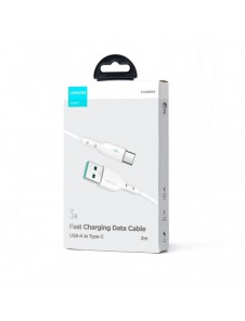 USB-kabel - USB C 3A 2m Joyroom S-UC027A13 - vit