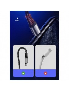 Joyroom USB - Lightning-kabel 3 A 1,5 m röd (S-1530N1)