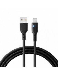 USB - Lightning 2,4A 2m kabel Joyroom S-UL012A13 - svart
