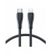 Joyroom USB C - Lightning 20W Surpass Series-kabel för snabb laddning och dataöverföring 1,2 m svart (S-CL020A11)