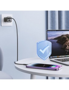 Joyroom USB C - Lightning 20W Surpass Series-kabel för snabb laddning och dataöverföring 1,2 m svart (S-CL020A11)