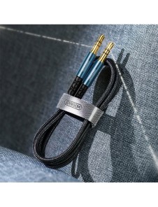 Joyroom stereoljud AUX-kabel 3,5 mm minijack 2 m svart (SY-20A1)