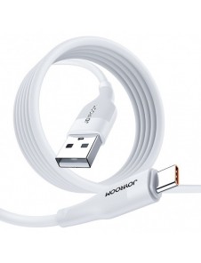 Joyroom USB-kabel - USB Typ C för snabbladdning/dataöverföring 6A 1m vit (S-1060M12)
