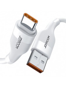Joyroom USB-kabel - USB Typ C för snabbladdning/dataöverföring 6A 1m vit (S-1060M12)